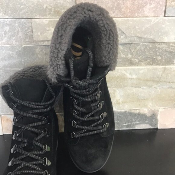 Sam Edelman Franc Hiking Boot Faux Shearling - Picture 5 of 9